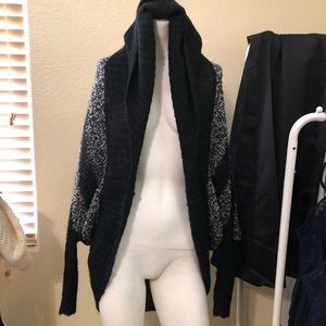 BUFFALO DAVID BITTON black/gray sweater jacket M